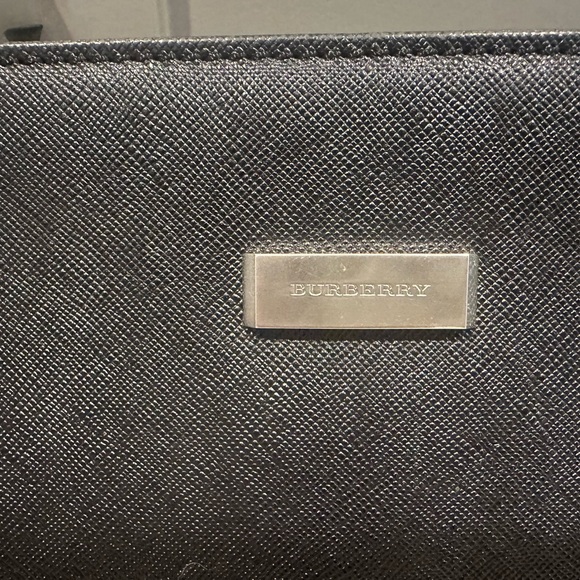 Burberry Black Leather Wristlet - Picture 2 of 12